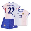 Maillot de Supporter France T. Hernandez 22 Extérieur Euro 2024 Pour Enfant